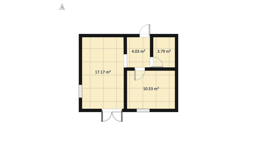 mieszkanie wisła floor plan 41.3