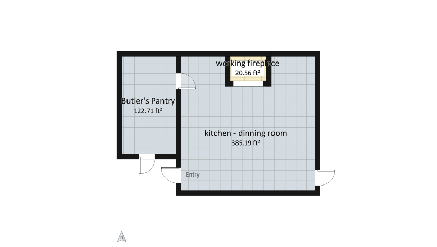 working kitchen floor plan 48.95