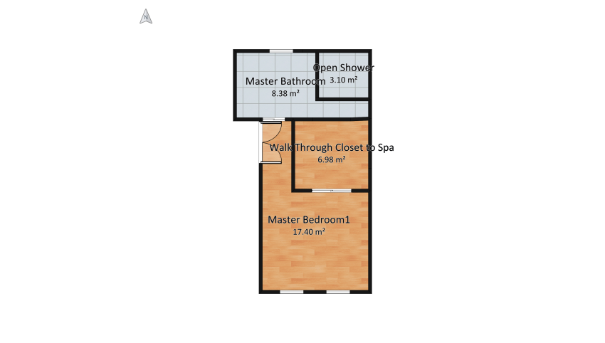 Master Bath 4 floor plan 39.3