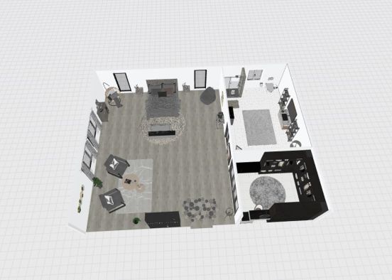 Master Bedroom & Ensuite floorplan_copy Design Rendering