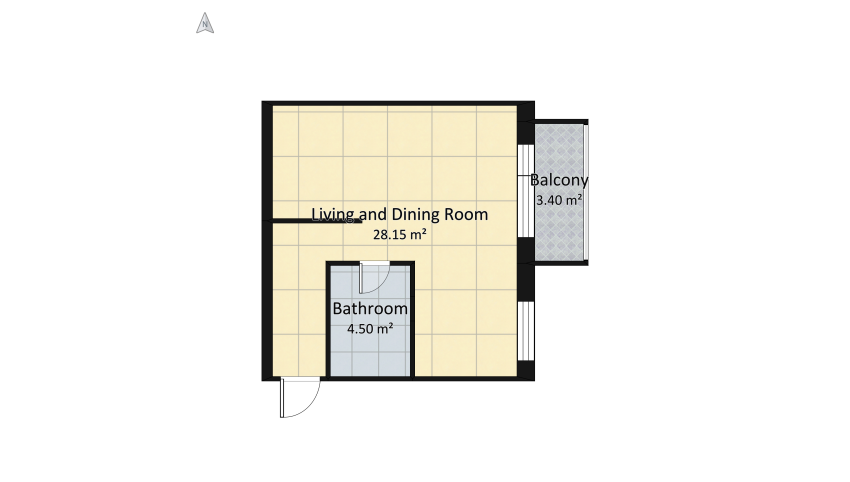Copy of Small 1/2 floor plan 40.39