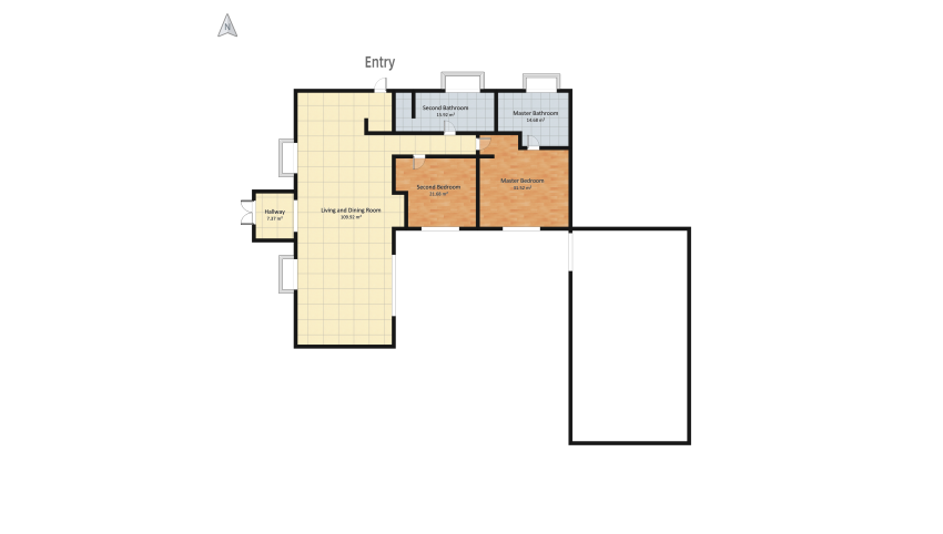 The Black house floor plan 1509.41