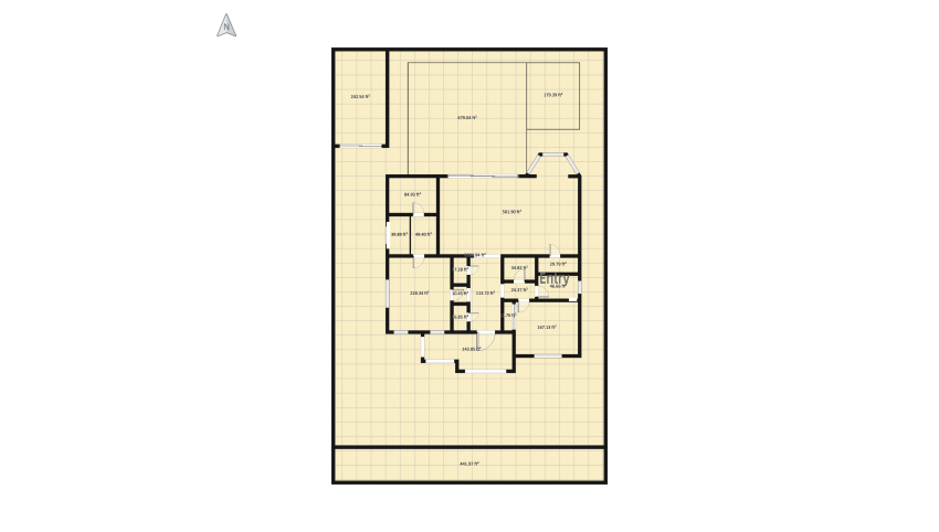 Bold Kitchen floor plan 734.22