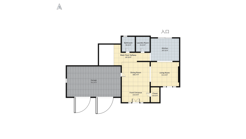 Andreo Residential House Design (TDJ 4M1) floor plan 671.29