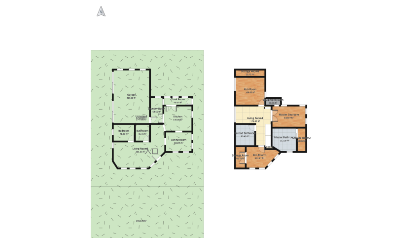 My Dream House floor plan 1125.76