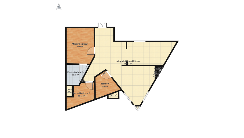 Large Residential Home floor plan 203.78