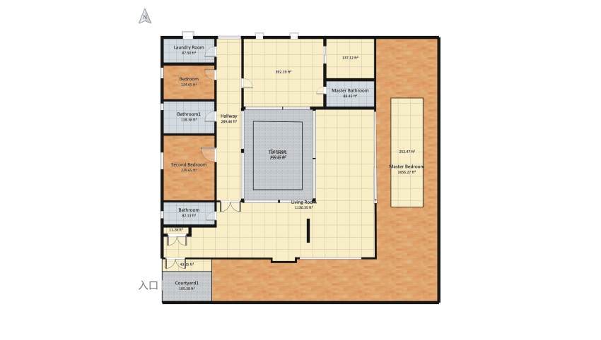 Ariella- the beach house floor plan 541.24
