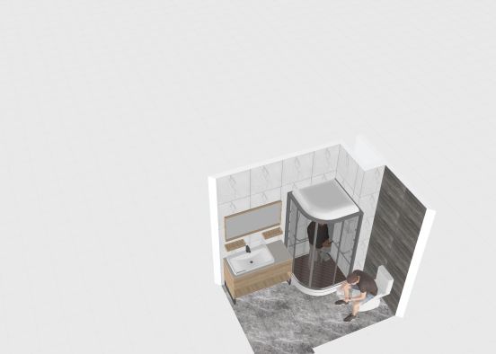 Bathroom Option 3 Design Rendering