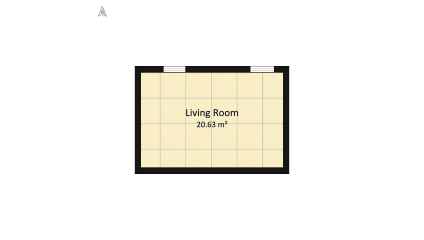 Lindsey's Living Room floor plan 24.44