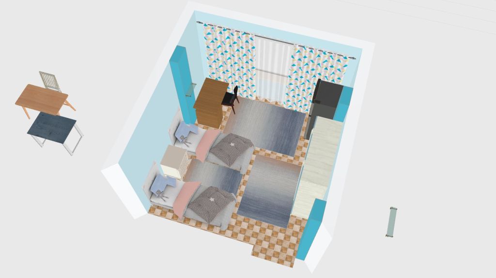 new childroom 3d design renderings