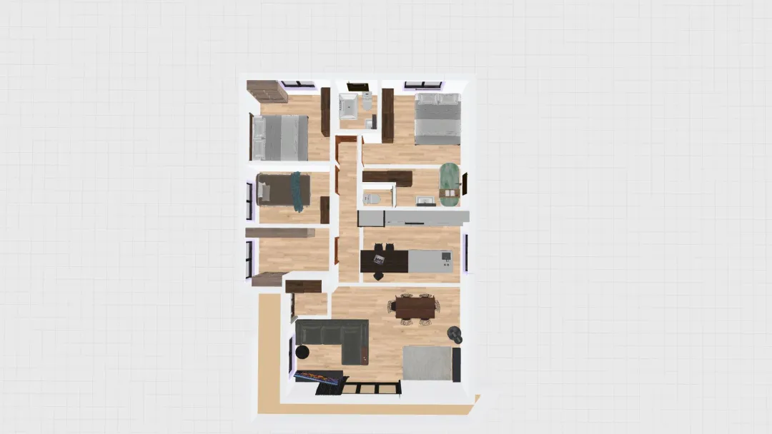Casa finca 2 3d design renderings