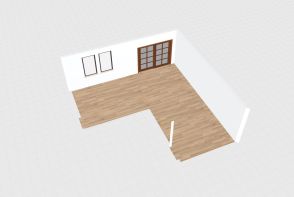 Living room/ dinig Design Rendering
