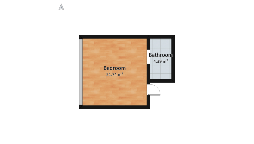 bedroom pinkish floor plan 26.13
