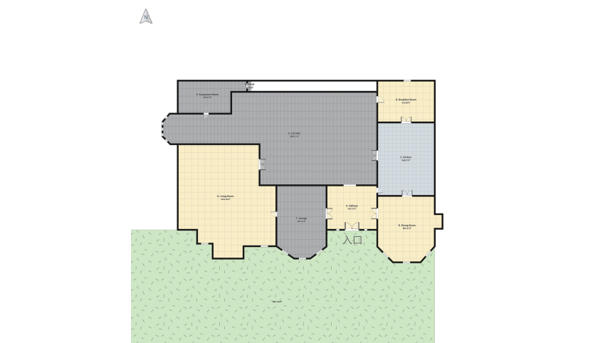 Old Babikov Estate floor plan 3205.66