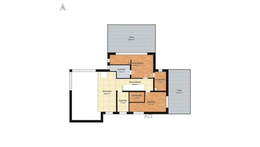 Dom i działka  - ver. 9 floor plan 2437.48