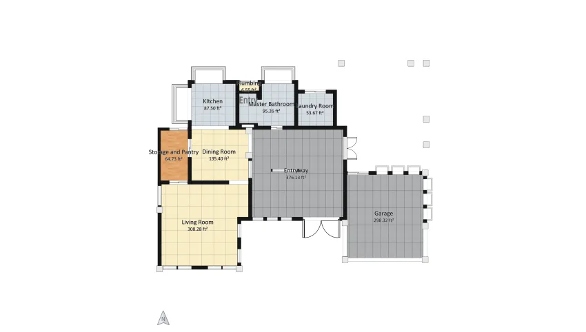 6-ROOM TROPICAL HOUSE floor plan 301.53