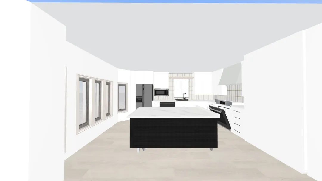 kitchen remodel afaf aziz 3d design renderings