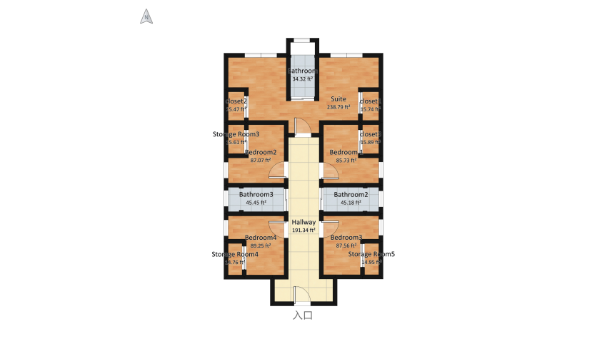 College dorm floor plan 147.92
