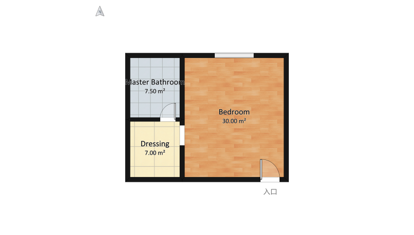 bedroom 2 floor plan 49.8