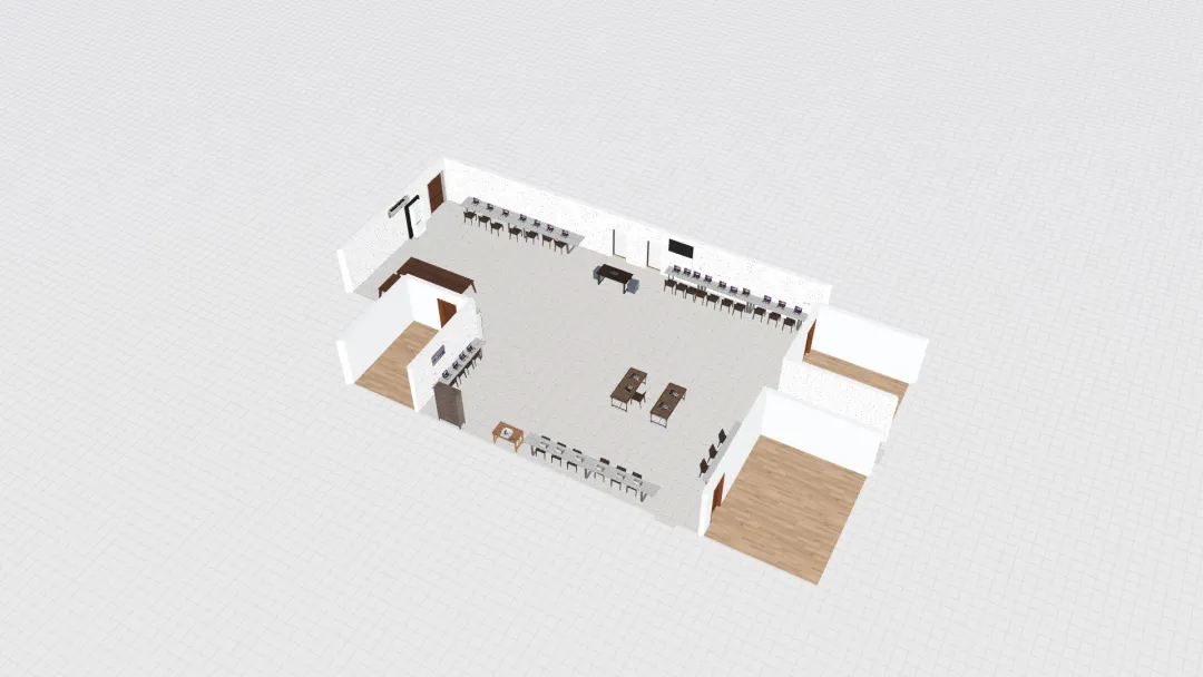 classroom 3d design renderings