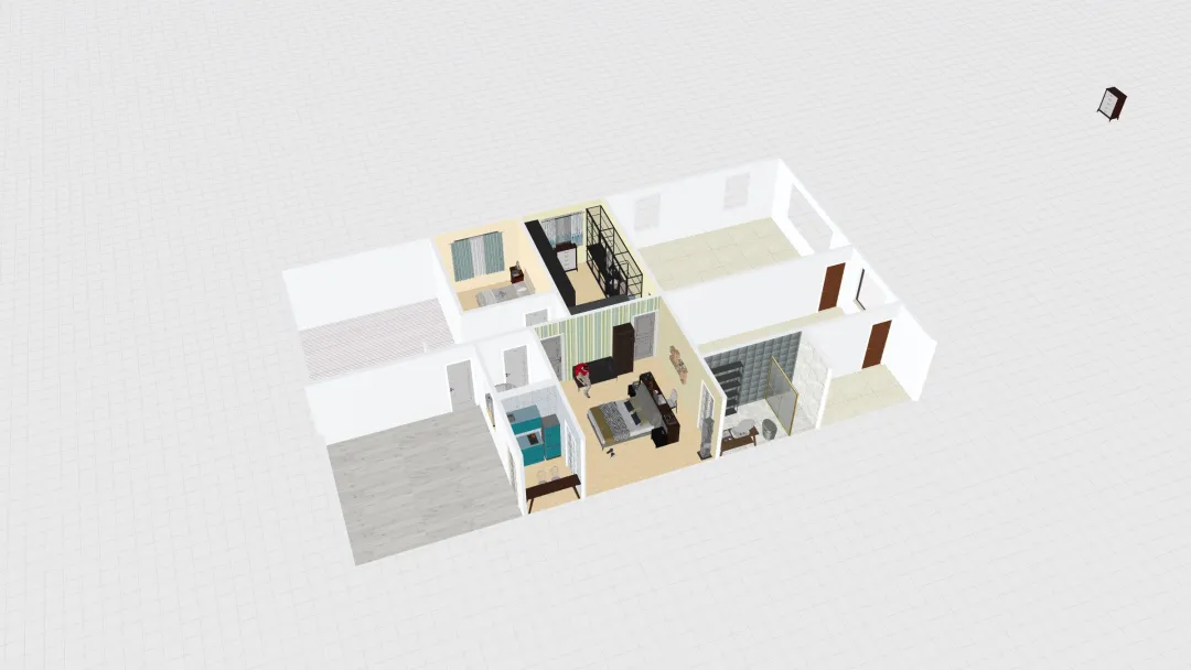 Copy of Casa CABV - Versão 19 - Superior 3d design renderings