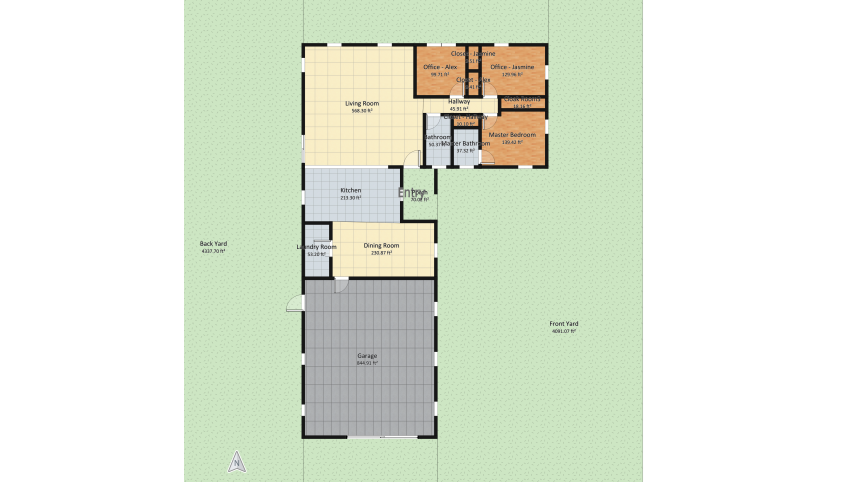 Home floor plan 1170.27