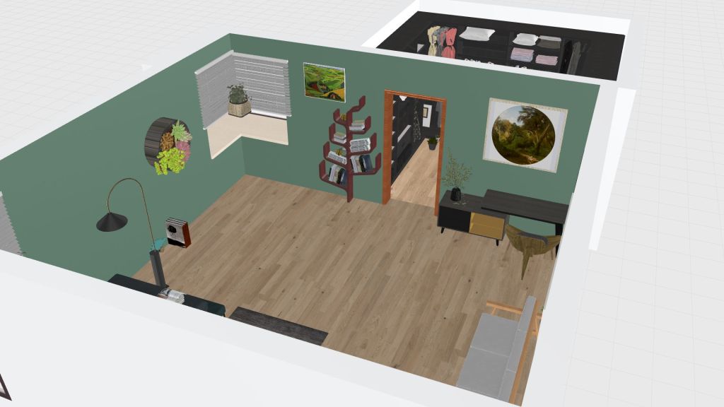 jaya's room project 3d design renderings