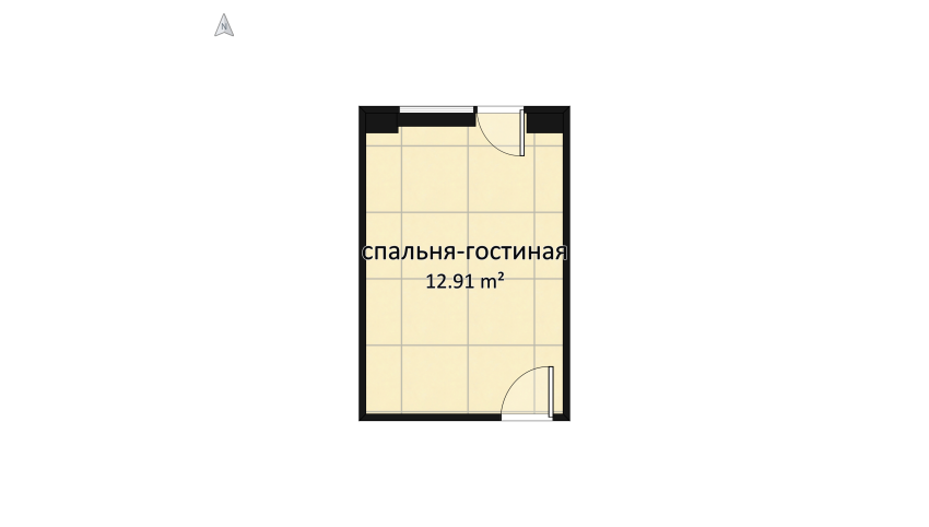 Copy of гостиная спальня 2 floor plan 14.09