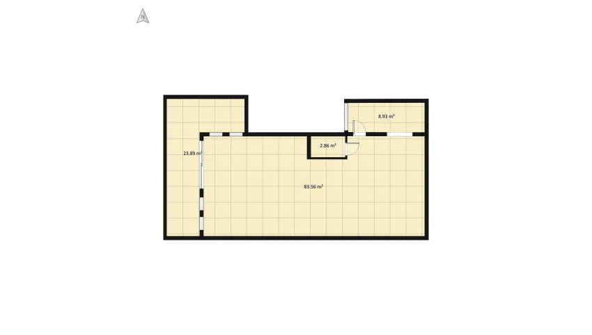 Loft Apartment floor plan 129.66