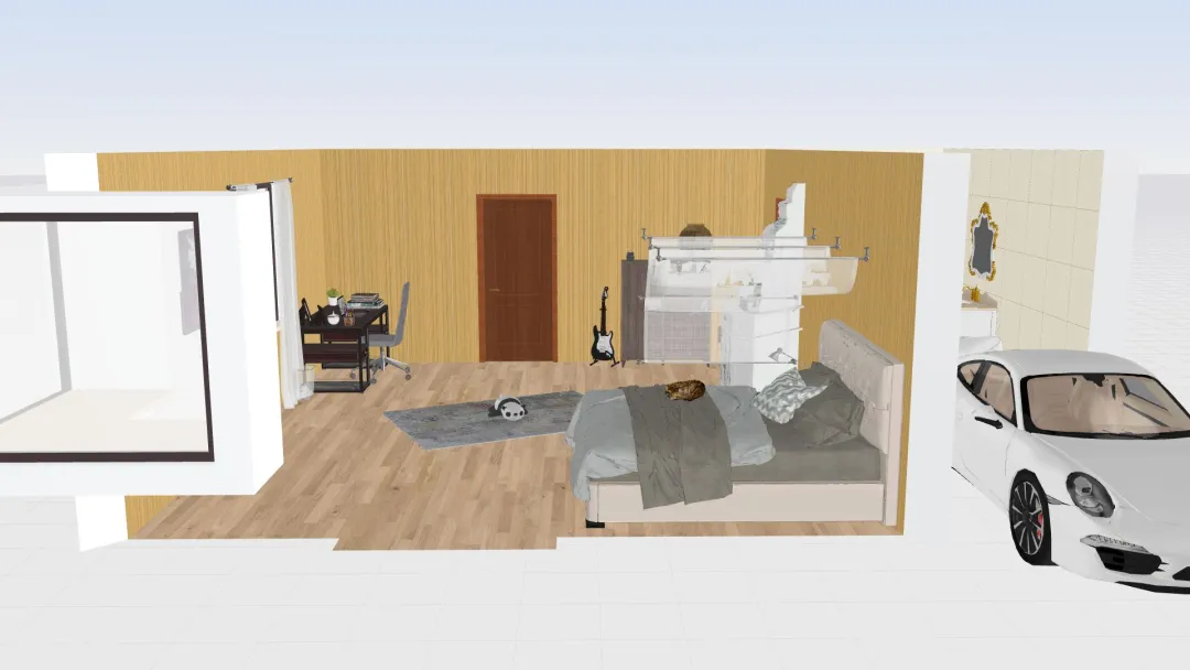 Muller Bedroom 3d design renderings