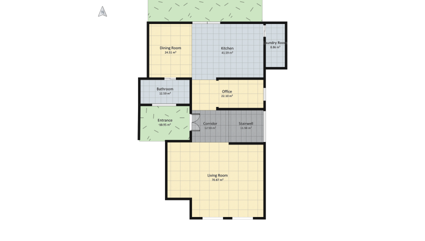 Modern family home floor plan 769.99