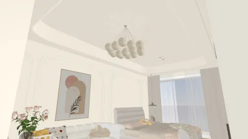Cream-Colored Studio Apartment