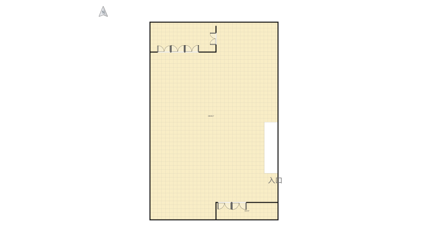 급식실 배치 floor plan 1686.42