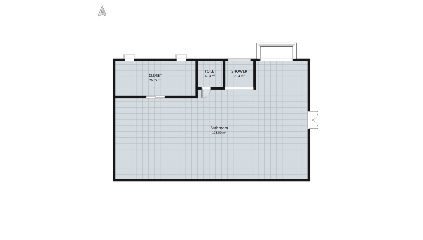 Final model room interior design floor plan 173.51