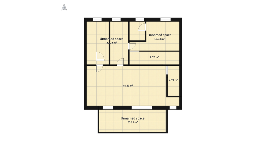 Villa 3 Rubiera floor plan 156.25