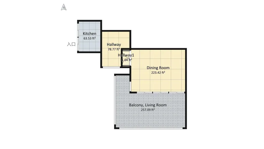 Little House floor plan 94.51