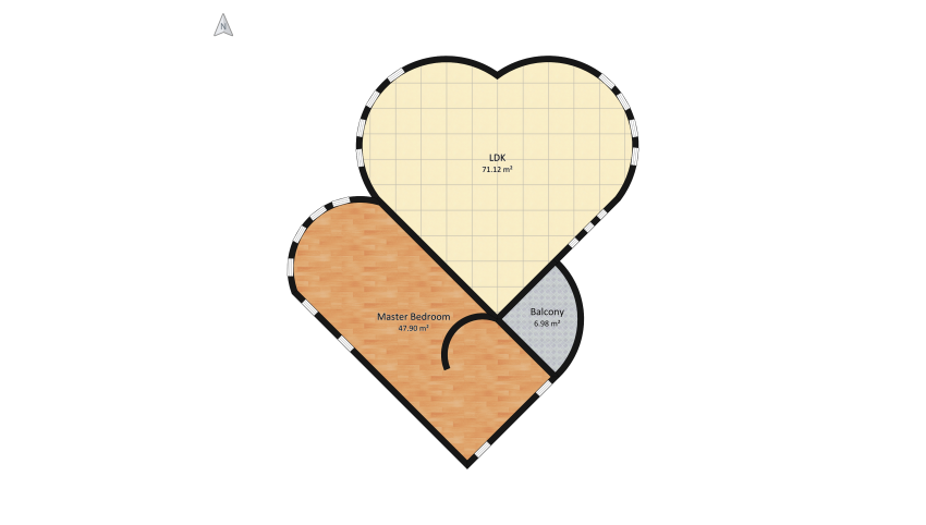 #ValentineContest-demo_: Hearts and Roses for my sweet! floor plan 120.29