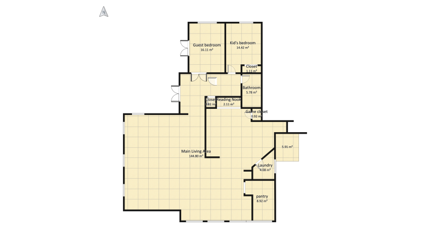 Kara's house - ashley edits floor plan 211.88