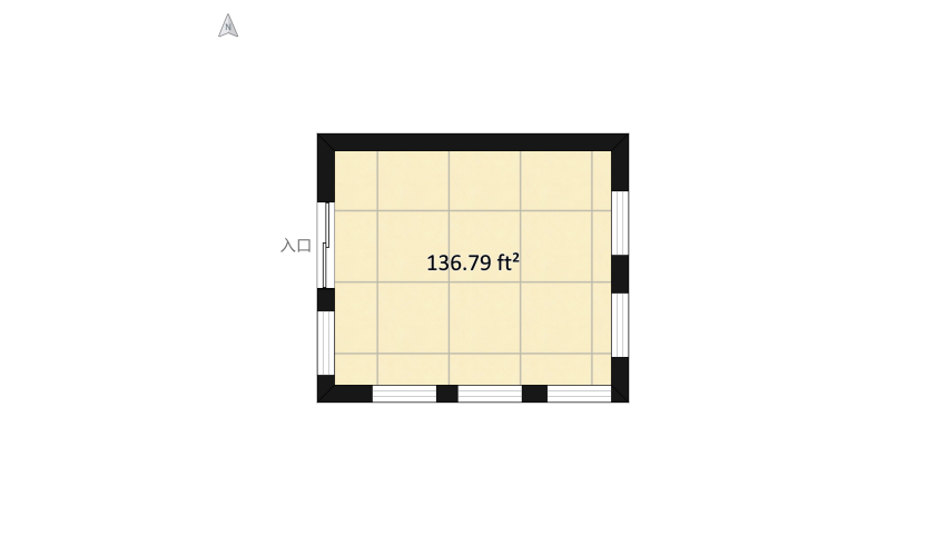maya's living room floor plan 14.49