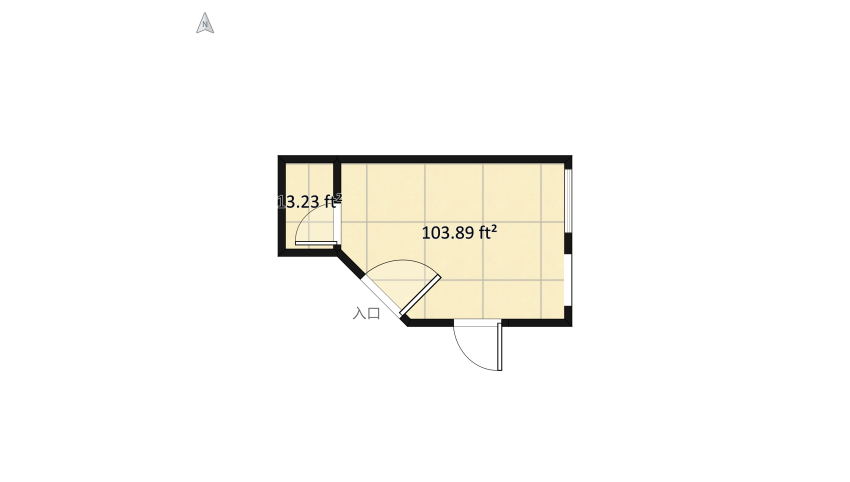 Ettinger Bathroom floor plan 10.89