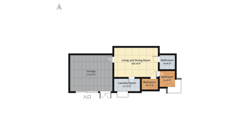 Reasonable House floor plan 134.08
