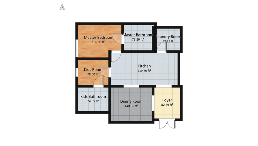 (modern?) House floor plan 92.29