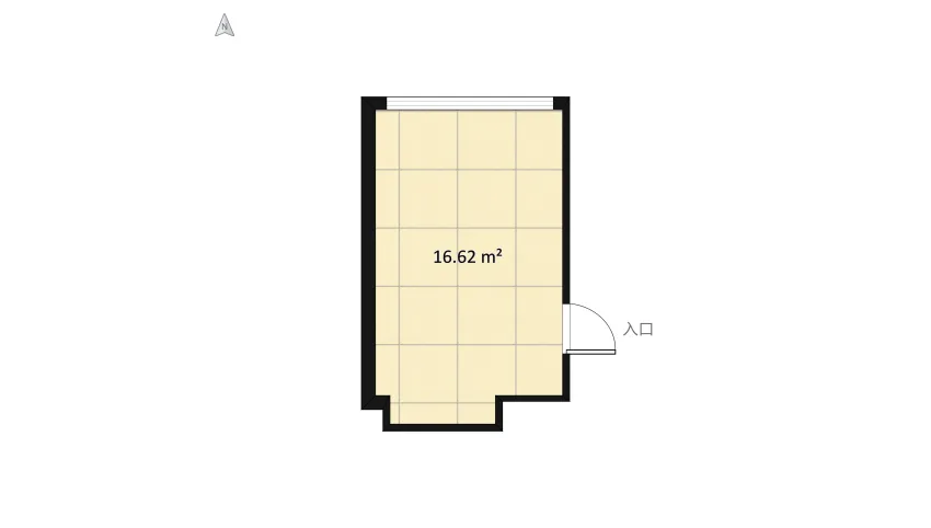 Elena's bedroom floor plan 18.15