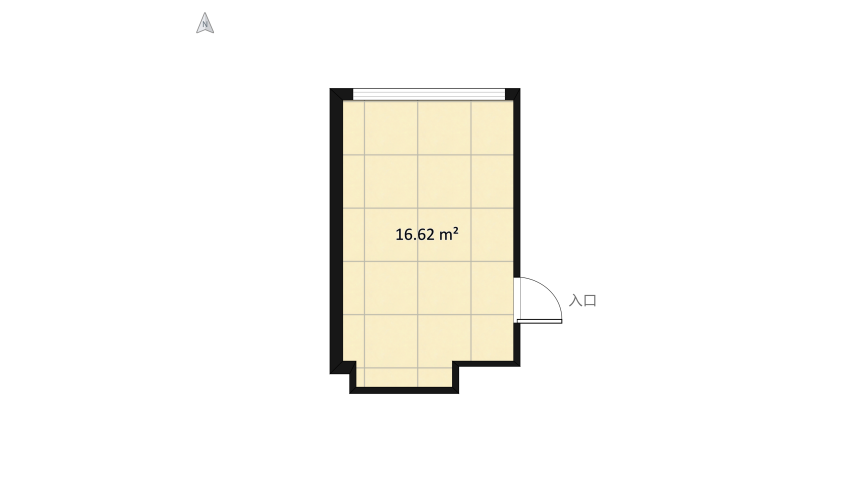 Elena's bedroom floor plan 18.15