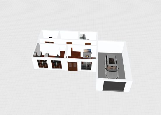 Simple home Design Rendering