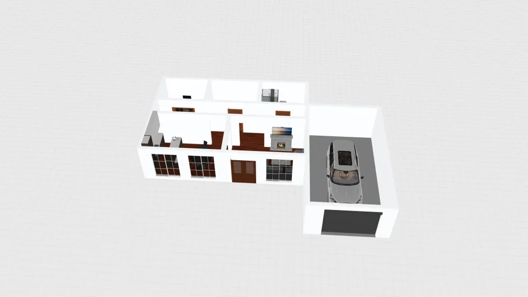 Simple home 3d design renderings