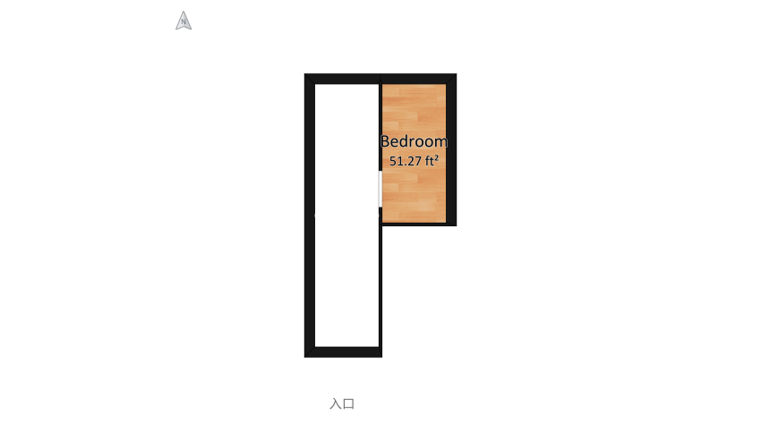 Tiny Tokyo Apartment floor plan 33.22