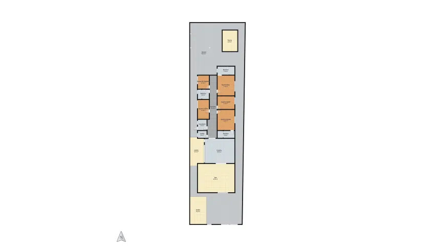 Casa Nossa floor plan 881.32