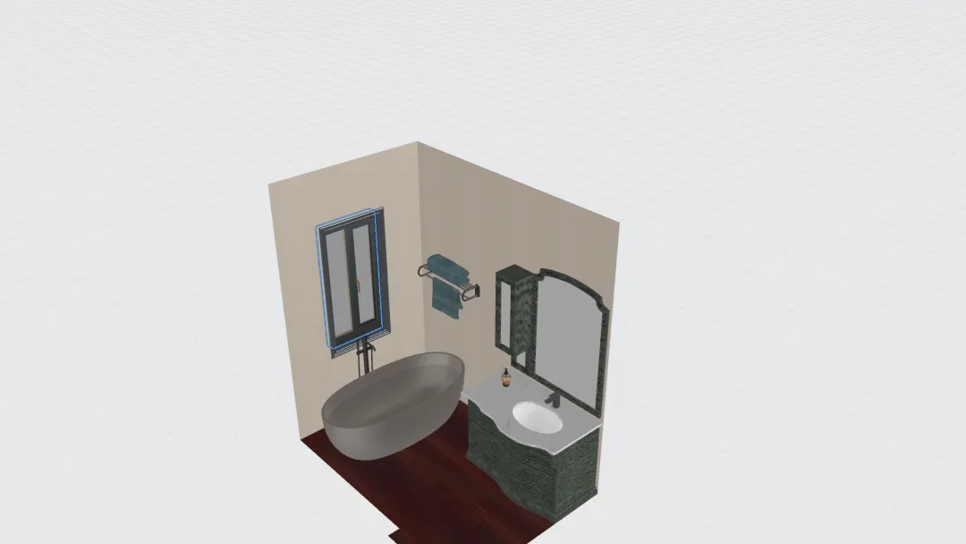 Bathroom A 3d design renderings