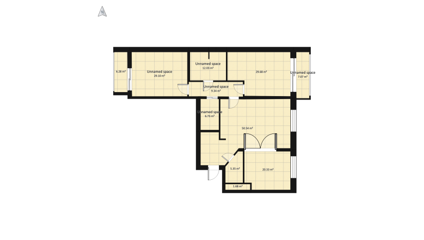 Квартира Скидел floor plan 208.7